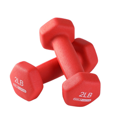Neoprene Dumbbell Weight Set with Rack 2-5 Lbs