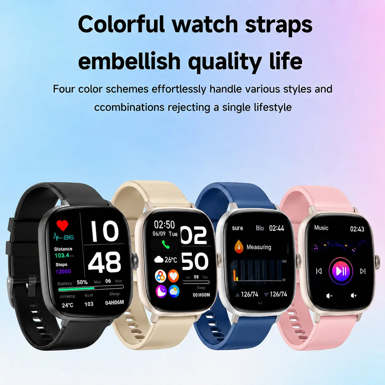 2026 New Fashion Smart Watch, Wireless Calling/Dial, 100+ Sport Mode, Calling Reminder and Rejection, Message Reminder, IP67 Waterproof, Smart Watch for Android Iphone Devices, Activity Tracker for Men Women, Wearable Devices, Fall Gift