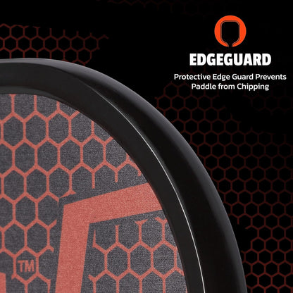 Graphite MOD Z5 Carbon Fiber Pickleball Paddle with Wide-Body Shape. Honeycomb Core, Graphite Face & Cushion Comfort Pickleball Paddle Grip