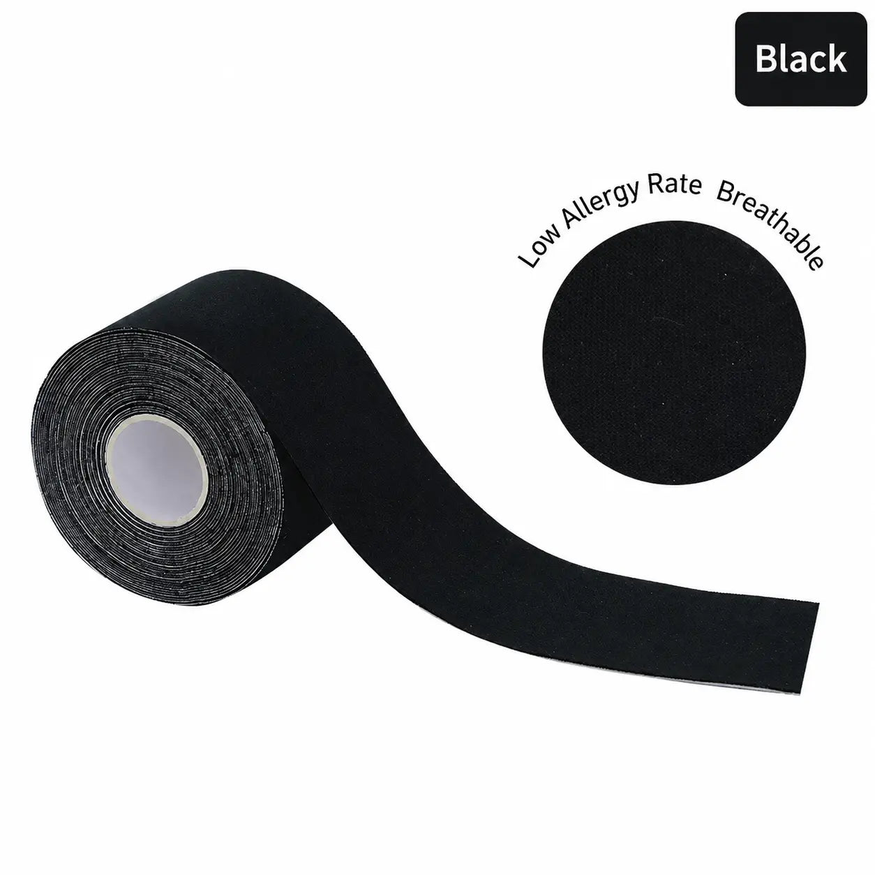 Uncut Elastic Stabilizing Sports Tape, Athletic Kinesiology Kinetic Tape, Waterproof, Sweat-Resistant, Skin-Friendly, Flexible, Breathable, Relieves Knee Pain & Sprains, Ideal for Exercise & Outdoor Activities, Stabilizing Sports Tapes