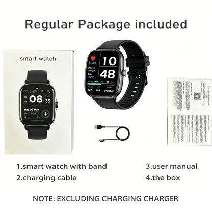 2026 New Fashion Smart Watch, Wireless Calling/Dial, 100+ Sport Mode, Calling Reminder and Rejection, Message Reminder, IP67 Waterproof, Smart Watch for Android Iphone Devices, Activity Tracker for Men Women, Wearable Devices, Fall Gift